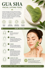 Load image into Gallery viewer, Glamza Jade Roller &amp; Gua Sha Facial Massage Kit – Natural Beauty Skincare Set