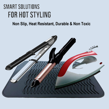 Load image into Gallery viewer, Glamza Hair Straightener Silicone Heat Mat – Heat Protection &amp; Easy Storage | Free UK Delivery