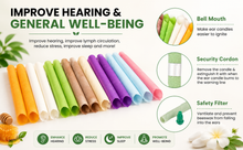 Load image into Gallery viewer, Glamza 16 Premium Ear Candles with Ear Protection Discs – Home Relaxation Set