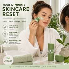 Load image into Gallery viewer, Green Tea Mask Stick – Deep Cleansing &amp; Moisturising Face Mask – 40g