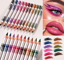 Load image into Gallery viewer, 12pc Smoothing Multi Shade Lip Liner &amp; Eye Liner Set - Free UK Postage