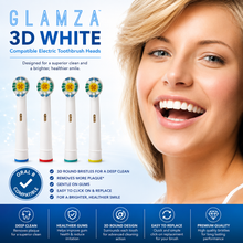 Load image into Gallery viewer, Oral B "3D White" Compatible Electric Toothbrush Heads 4 Pack
