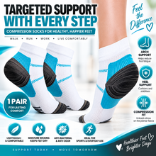 Load image into Gallery viewer, Plantar Fasciitis Compression Socks – Arch &amp; Heel Support Sports Socks