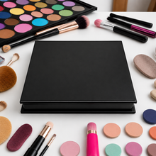 Load image into Gallery viewer, 4pc Slim Handbag Glitter Eyeshadow Palette with Magnetic Flip-Top Closure
