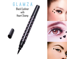 Load image into Gallery viewer, Glamza 2 in 1 Liquid Eyeliner with Heart Stamp