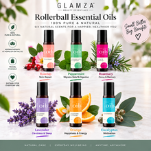 Load image into Gallery viewer, Glamza Rollerball Essential Oils 10ml – 100% Pure &amp; Natural Aromatherapy Oils
