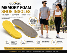 Load image into Gallery viewer, Glamza Memory Foam Insoles