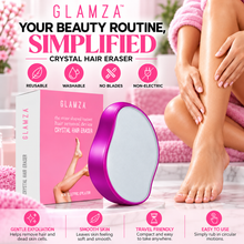 Load image into Gallery viewer, Glamza Crystal 'Hair Eraser' - The Stone Shaped Instant Hair Removal Device - Non Electric Epilator