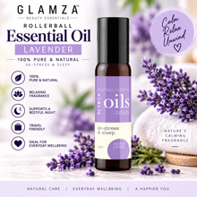 Load image into Gallery viewer, Glamza Rollerball Essential Oils 10ml – 100% Pure &amp; Natural Aromatherapy Oils