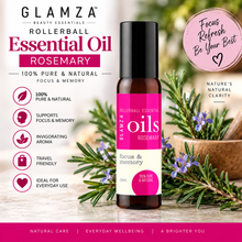 Load image into Gallery viewer, Glamza Rollerball Essential Oils 10ml – 100% Pure &amp; Natural Aromatherapy Oils