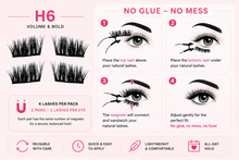 Load image into Gallery viewer, Glamza Magnetic Eyelashes – 8 Stunning Designs with Free UK Delivery! SALE