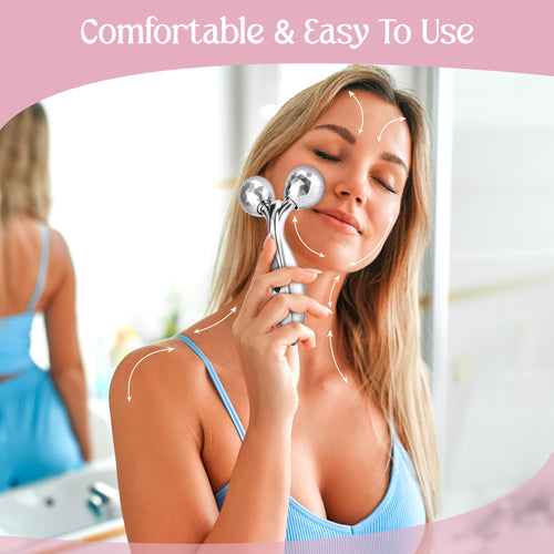 Glamza 3D Body & Facial Massage Rollers