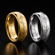 Load image into Gallery viewer, Inscribed Gold and Silver Rings