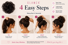 Load image into Gallery viewer, Messy Hair Scrunchies – Instant Volume &amp; Effortless Styling | Free UK Delivery