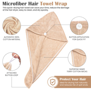 Glamza 'Speed Dry' Adult Size Hair Towel