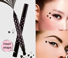 Load image into Gallery viewer, Glamza 2 in 1 Liquid Eyeliner with Heart Stamp