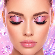 Load image into Gallery viewer, 100 Waterproof Eyebrow &amp; Body Tattoos – Long-Lasting Temporary Tattoo Words - 10 Sheets with Free UK Postage