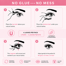 Load image into Gallery viewer, Glamza Magnetic Eyelashes – 8 Stunning Designs with Free UK Delivery! SALE