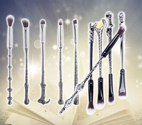 Harry Potter Inspired Makeup Brush Sets 5pc or 10pc - 3 Designs