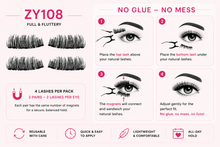 Load image into Gallery viewer, Glamza Magnetic Eyelashes – 8 Stunning Designs with Free UK Delivery! SALE