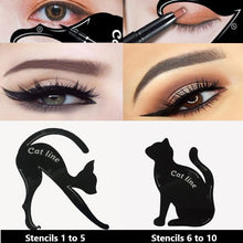 Load image into Gallery viewer, Glamza Cat Line Eye Liner and Eyeshadow Stencils