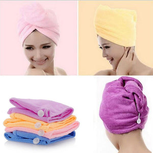 Glamza Microfibre Rapid Dry Hair Towel - Short Hair