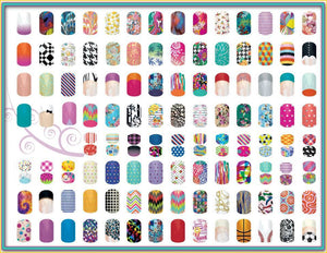 3D Nail Foil Wraps