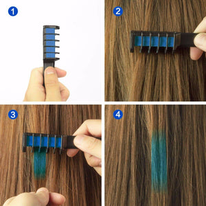 Glamza Hair Chalk Combs