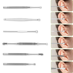 Glamza 6pc Ear Wax Removal Kit