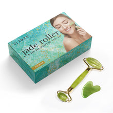 Load image into Gallery viewer, Glamza Face Roller &amp; Gua Sha Scraping Tool Set