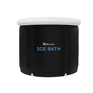 Acusoothe Ice Bath Cold Tub 75cm x 75cm in Black