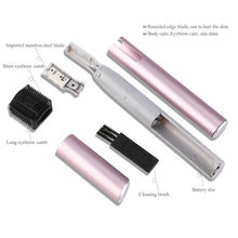 Load image into Gallery viewer, Glamza Electric Eyebrow Trimmer and Body Shaver