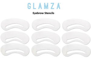 Glamza Eyebrow Stencils 3, 6 or 9 Pack