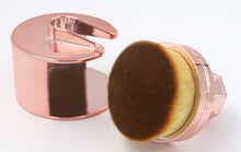 Load image into Gallery viewer, Glamza Rose Gold Plated O Circle Powder Foundation Brush
