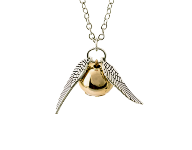 Angel Wings and Orb Necklace