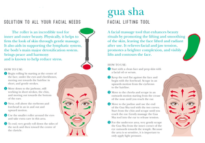 Glamza Face Roller & Gua Sha Scraping Tool Set