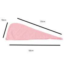 Load image into Gallery viewer, Glamza Microfibre Rapid Dry Hair Towel - Short Hair