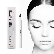 Load image into Gallery viewer, Glamza Fine Sketch Tattoo Fork Liquid Eyebrow Pens - 3 Colours