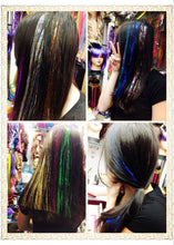 Load image into Gallery viewer, Glamza Sparkling Hair Tinsel - 9 Bright Colours to Choose From!