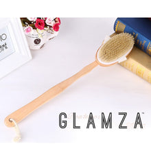 Load image into Gallery viewer, Glamza 2 in 1 Long Handle Bath &amp; Shower Brush &amp; Dry Skin Brush - 2 Options