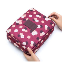 Load image into Gallery viewer, Glamza Polka Make Up Storage Bag and Travel Bag