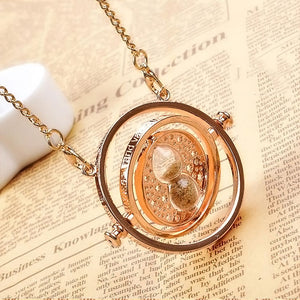 Sand Timer Gold Necklace Collection