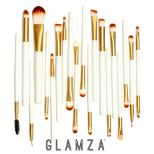Load image into Gallery viewer, 20pc Eye Make Up Brushes Set - White