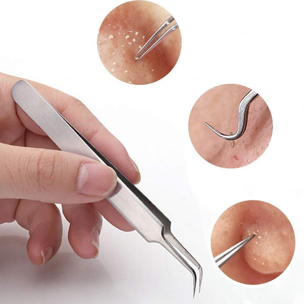 Glamza Blackhead Removal Tweezers Straight