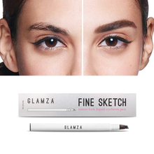 Load image into Gallery viewer, Glamza Fine Sketch Tattoo Fork Liquid Eyebrow Pens - 3 Colours