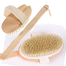 Load image into Gallery viewer, Glamza 2 in 1 Long Handle Bath &amp; Shower Brush &amp; Dry Skin Brush - 2 Options