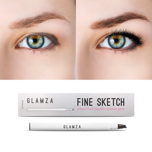 Glamza Fine Sketch Tattoo Fork Liquid Eyebrow Pens - 3 Colours