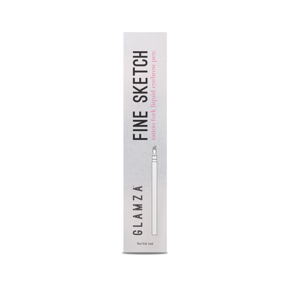 Glamza Fine Sketch Tattoo Fork Liquid Eyebrow Pens - 3 Colours