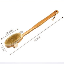Load image into Gallery viewer, Glamza 2 in 1 Long Handle Bath &amp; Shower Brush &amp; Dry Skin Brush - 2 Options