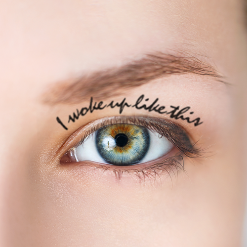 Waterproof Eyebrow Tattoo Words